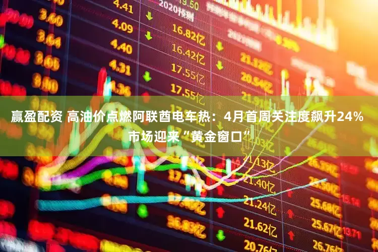 赢盈配资 高油价点燃阿联酋电车热:4月首周关注度飙升24% 市场迎来“黄金窗口”